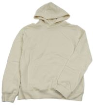 Smetanová mikina s kapsou a kapucí H&M