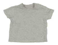 Světlešedé melírované tričko PRIMARK