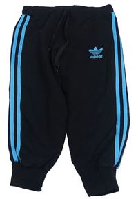 Černé capri tepláky Adidas