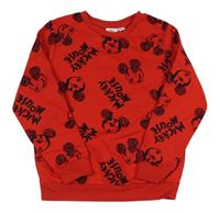 Červená mikina s Mickeym Primark
