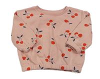 Růžová mikina s třešněmi zn. Primark