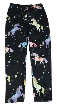 Černé legíny s jednorožci a hvězdami PatPat