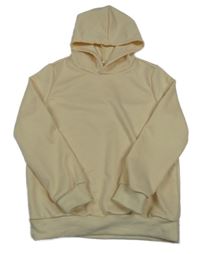 Béžová mikina s kapucí