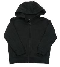 Černá propínací mikina s kapucí Next