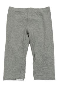 Šedé melírované capri legíny Pocopiano