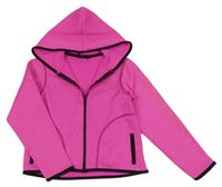 Neonově růžová sportovní propínací mikina s kapucí Body Glove