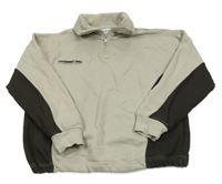 Šedo-antracitová mikina s nápisem Zara