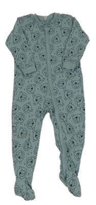 Zelenošedý overal s medvědy Lupilu