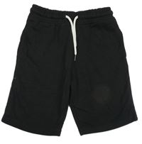 Černé teplákové kraťasy Next