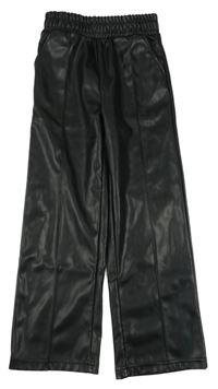 Černé koženkové kalhoty Y.F.K.