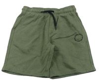 Khaki teplákové kraťasy George