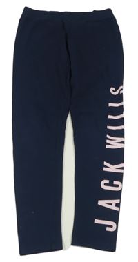 Tmavomodré legíny s logem Jack Wills