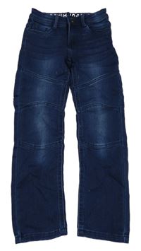 Tmavomodré teplákové skinny rifle Pepperts