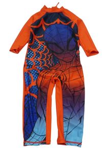 Tmavomodro-červený UV overal - Spiderman Nutmeg