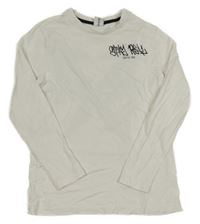 Bílé triko s nápisem Chapter young