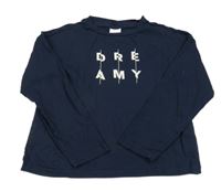 Tmavomodré triko s nápisem S. Oliver