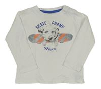 Bílé triko s dalmatinem mexx