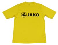 Žluté sportovní tričko s logem jako
