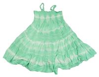 Zelené batikované lehké šaty Nutmeg