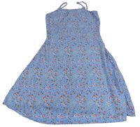 Světlemodré květované šaty Primark