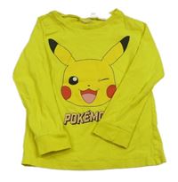 Žluté triko s Pikachuem 