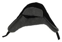 Černo-šedá fleecová beranice Avenue