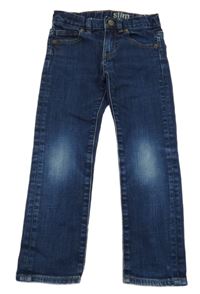 Tmavomodré slim rifle 