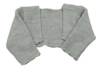 Šedé svetrové bolerko