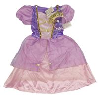 Nové - Kostým - Fialovo-růžové šaty + korunka - Locika 