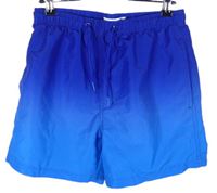 Pánské modré ombré plážové kraťasy Primark