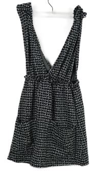 Dámské černo-bílé vzorované šaty Tezenis 