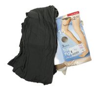 Nové - 3x Dámské tmavošedé silonky Nutmeg 