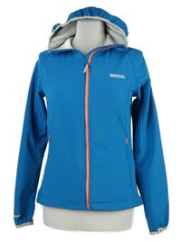 Dámská modrá softhshellová funkční bunda s kapucí Regatta 