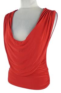 Dámský červěný crop top s vodou PrettyLittle Thing