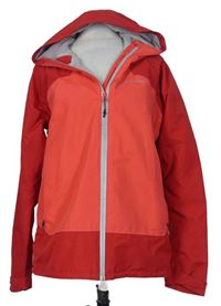 Dámská červeno-korálová šusťáková outdoorová bunda s kapucí Craghoppers