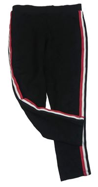 Černé legíny s proužkem M&S