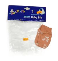 2set- bílý bryndák s výšivkou+ růžové rukavice s motýlky