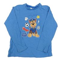 Modré triko s PAW PATROL nickelodeon