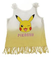 Bílo-žlutý top s Pokémonem a třásněmi C&A