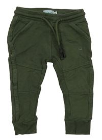 Khaki baggy tepláky Flinq