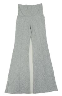 Šedé melírované flare legíny H&M