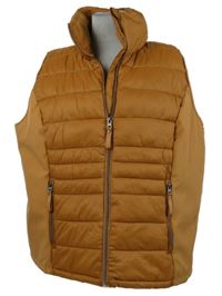 Dámská béžová šusťáková zateplená vesta Laura Torelli