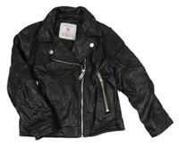 Černá koženková bunda Primark