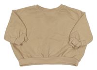 Béžová overisze mikina Zara