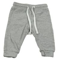 Šedé melírované tepláky 