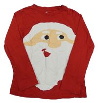 Červené triko se Santou H&M
