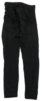 Černé spodní funkční kalhoty Decathlon 