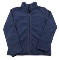 Tmavomodrá fleecová propínací mikina Y.F.K. 