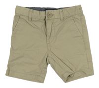 Béžové plátěné chino kraťasy Next 