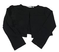 Černé teplákové sakové bolerko A punto